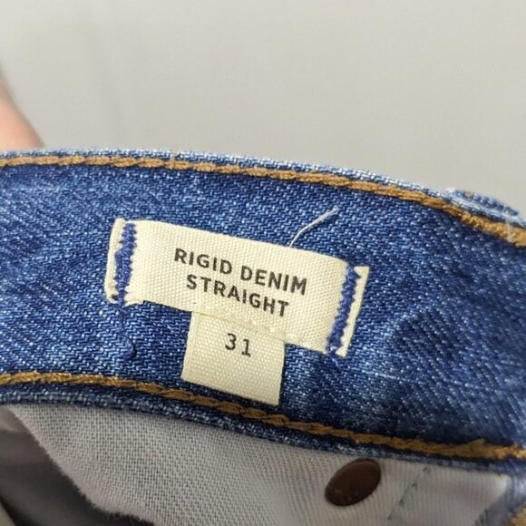 {SEE Comments} Madewell | Rigid Denim Mini Skirt - Picture 8 of 16